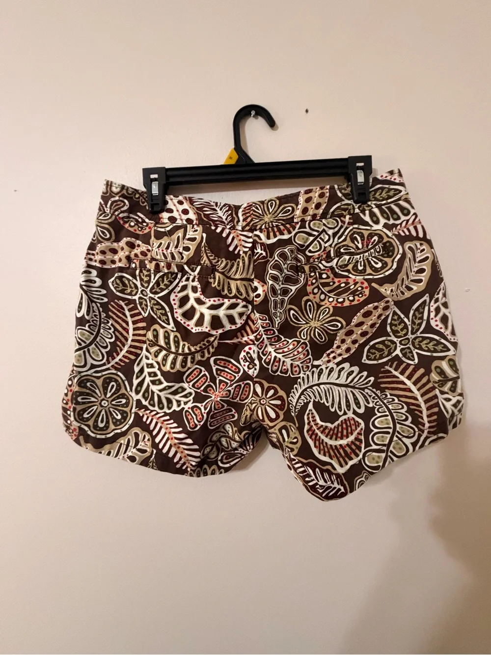 Tommy Hilfiger Brown Floral Print Women’s Jean Shorts